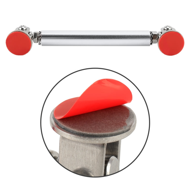 2 PCS Car Modification Adhesive Surrounded Rod Lever Front and Rear Bars Fixed Front Lip Back Shovel, Length: 10cm, 10cm (Silver), 10cm (Red), 10cm (Blue), 10cm (Colour), 10cm (Black)