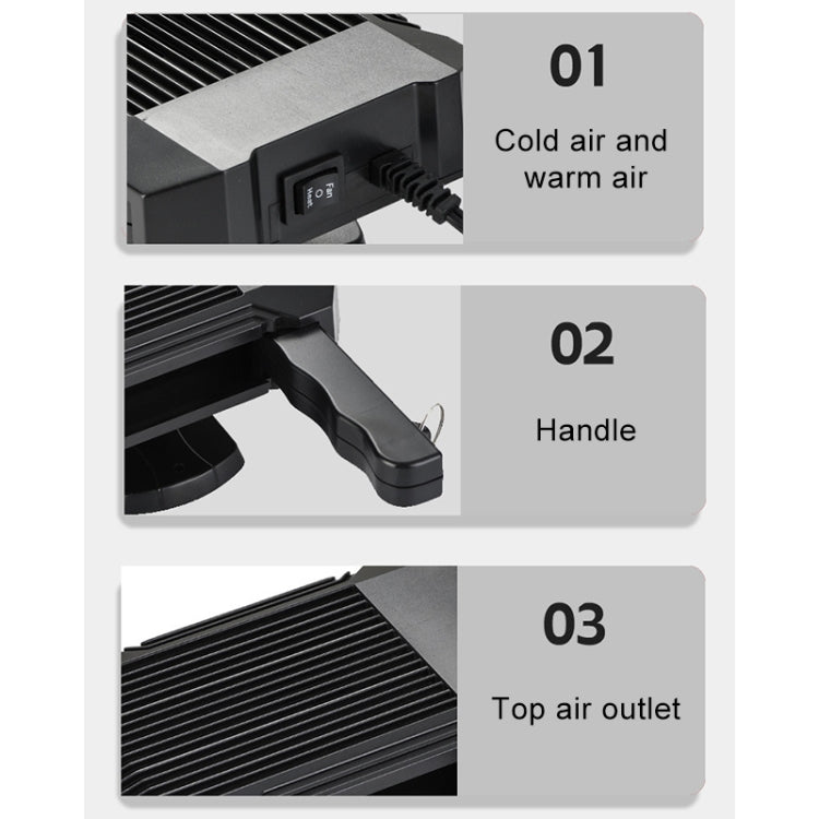 Car Heater Hot Cool Fan Windscreen Window Defroster DC 12V, DC 12V