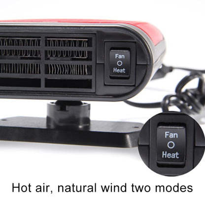 Car Heater Hot Cool Fan Windscreen Window Demister Defroster DC 12V, Ordinary Version, DC 12V, Ordinary Version (Red)