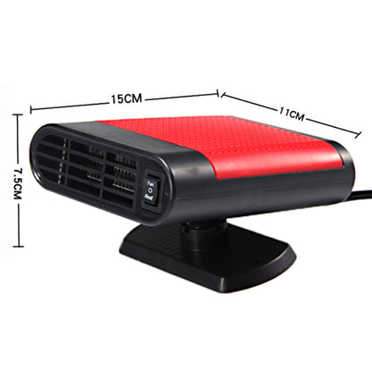 Car Heater Hot Cool Fan Windscreen Window Demister Defroster DC 12V, Purification Version, DC 12V, Purification Version (Red), DC 12V, Purification Version (Grey)