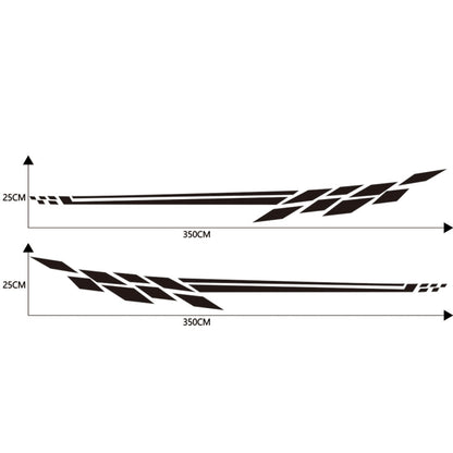 Car Styling Plaid Series PVC Sticker Auto Decorative Sticker, D-373
