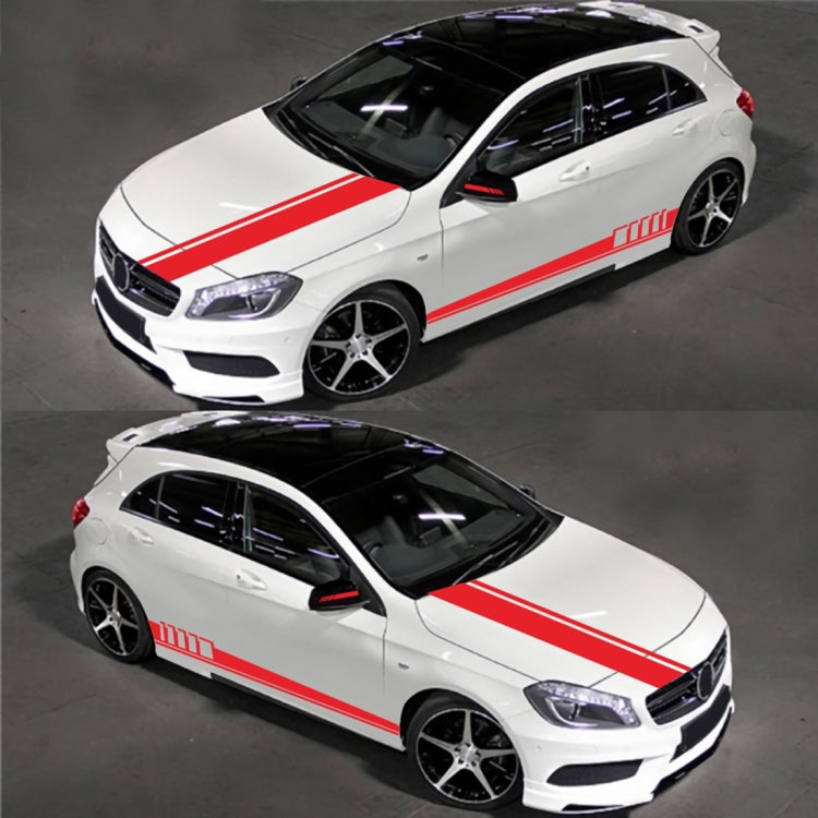5 in 1 Car Styling Stripe Hood PVC Sticker Auto Decorative Sticker, D-935