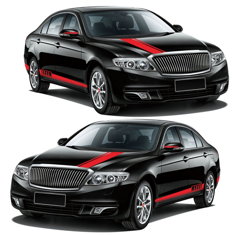 5 in 1 Car Styling Stripe Hood PVC Sticker Auto Decorative Sticker, D-935