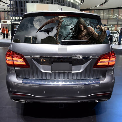 Scythe Death Pattern Horror Series Car Rear Window Decorative Sticker, Size: 147 x 46cm, Size: 147 x 46cm (Scythe Death)
