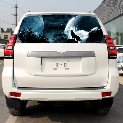 Wolverine Pattern Horror Series Car Rear Window Decorative Sticker, Size: 168 x 74cm, Size: 168 x 74cm (Wolverine)