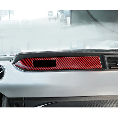Car Carbon Fiber Vice Driving Seat Nameplate Decorative Sticker for Ford Mustang 2015-2020, Vice Driving Seat Nameplate