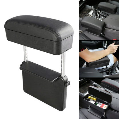 Universal Car PU Leather Wrapped Armrest Box Cushion Car Armrest Box Mat with Storage Box, 1pc(Black White), 1pc(Grey), 1pc(Beige), 1pc(Brown), 1pc(Black), 1pc (Black Red)