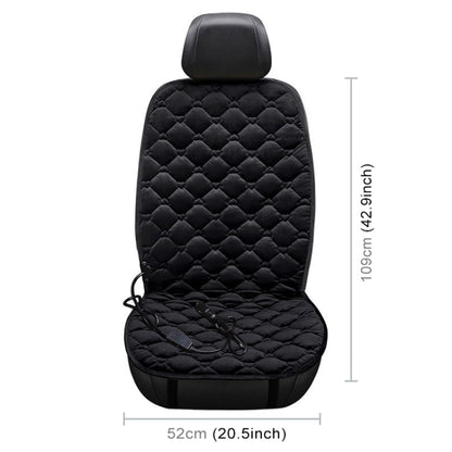 Car 12V Front Seat Heater Cushion Warmer Cover Winter Heated Warm, Single Seat, 12 V Single Seat (Black), 12V Single Seat (Coffee), 12V Single Seat (Beige), 12V Single Seat (Red)