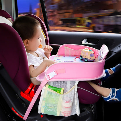 Children Waterproof Dining Table Toy Organizer Baby Safety Tray Tourist Painting Holder with Touch Screen Transparent Bag (Not Allowed to Peek), CRP0966A, CRP0966B, CRP0966C, CRP0966D, CRP0966E, CRP0966F, CRP0966G, CRP0966H, CRP0966J, CRP0966K