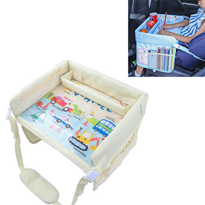 Children Waterproof Dining Table Toy Organizer Baby Safety Tray Tourist Painting Holder  (Pink Food), CRP0968A, CRP0968B, CRP0968C, CRP0968D, CRP0968E, CRP0968F