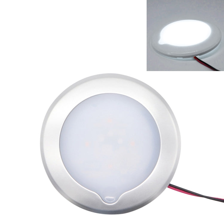 DC 9-30V 4.5W 3000-3300K IP67 Marine RV Dimmable 150mm LED Dome Light Ceiling Lamp, with Touch Control, 150mm LED Dome Light, 150mm LED Dome Light(White Light)
