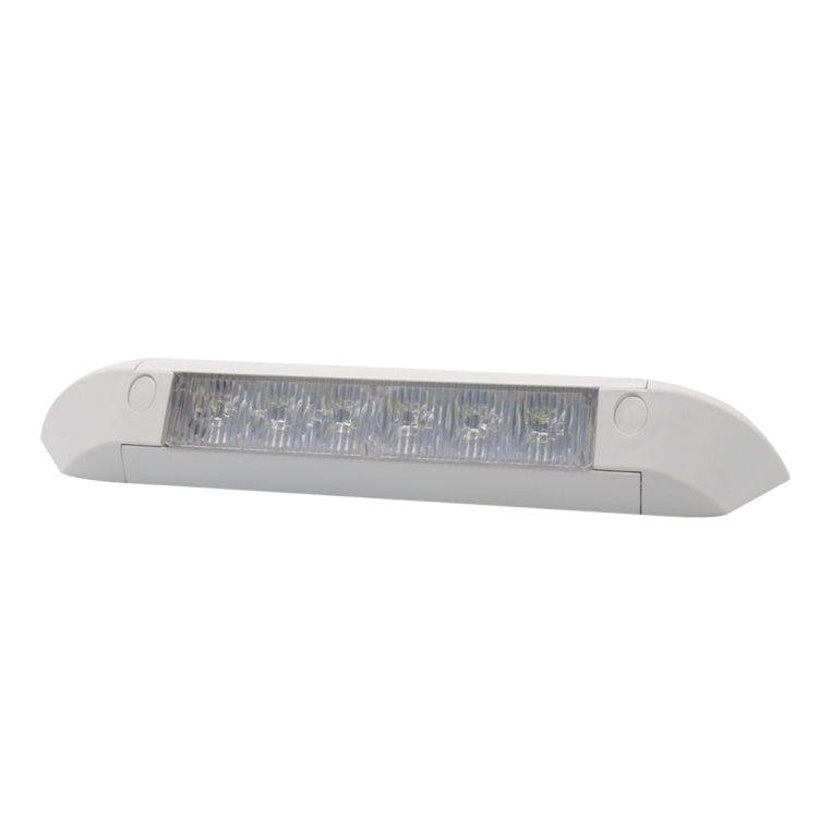 DC 12V 2.6W 6000K IP67 Marine RV Waterproof LED Stair Deck Dome Light Ceiling  Lamp, Aluminum Alloy Base, Aluminum Alloy Base