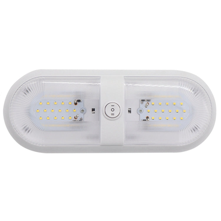 D4347 10-24V 6-7W 4000-4500K 560LM RV Yacht 48 PCS LED Lamps Dome Light Ceiling Lamp, with Independent Switch Control, D4347