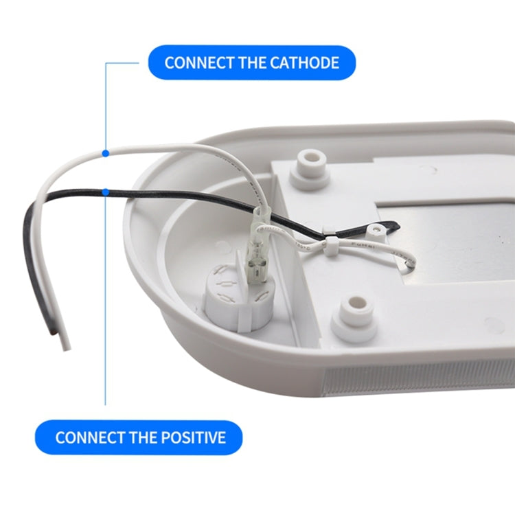 D4347 10-24V 6-7W 4000-4500K 560LM RV Yacht 48 PCS LED Lamps Dome Light Ceiling Lamp, with Independent Switch Control, D4347
