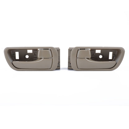 2 PCS Car Right Left Inner Door Handles 69205-33040RH / 69206-33040LH for Toyota Camry 2002-2006, For Toyota Camry 2002-2006 (Beige)