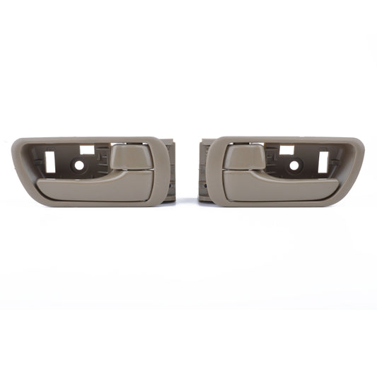 2 PCS Car Right Left Inner Door Handles 69205-33040RH / 69206-33040LH for Toyota Camry 2002-2006, For Toyota Camry 2002-2006 (Beige)