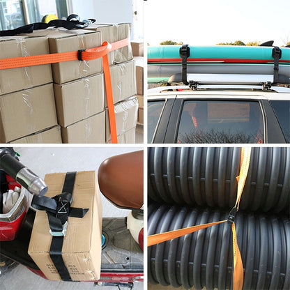 Car Tension Rope Luggage Strap Belt Auto Car Boat Fixed Strap with Alloy Buckle,Random Color Delivery, Size: 25mm x 1m, 1m