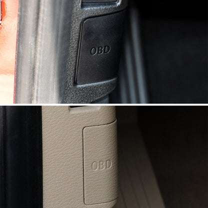 Car Diagnostic Plug Cover OBD Panel Decorative Cover 51437147538 for BMW E84 2009-2015, For BMW E84 2009-2015 (Black), For BMW E84 2009-2015 (Beige)