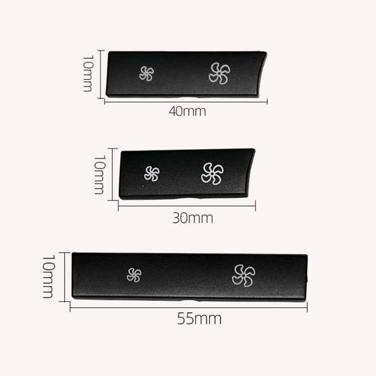 Car Wind Power Switch Air Conditioning Air Volume Button for BMW 5 Series 2011-2017 / 7 Series 2009-2015, Right Middle Configuration, Right Middle Configuration