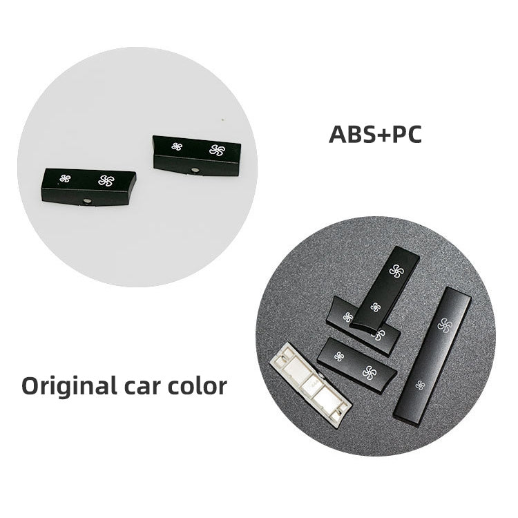 Car Wind Power Switch Air Conditioning Air Volume Button for BMW 5 Series 2011-2017 / 7 Series 2009-2015, Right Middle Configuration, Right Middle Configuration