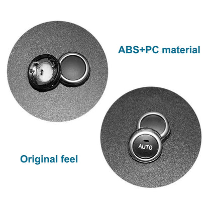 Car Temperature Adjustment Switch Air Conditioning Knob with Letter for BMW 5 Series / 6 Aeries / 7 Aeries GT, with Letter
