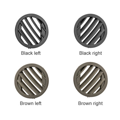 Car Left Side Dashboard Small Air Outlet Circular Air-conditioning Outlet for Mercedes-Benz GLK Class X204 2009-2016, Left Side for X204 (Black), Left Side for X204 (Brown)