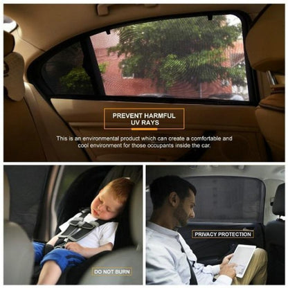 Auto Car Window Mesh Shield Sunshade Visor Net Mosquito Repellent UV Protection Window Covers, High Pop-up Front Window Version, UV Protection Window Covers,Front Window