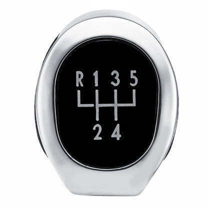Car 5-speed Matte Silver Gear Shift Lever Knob for BMW, 5-speed Matte Silver