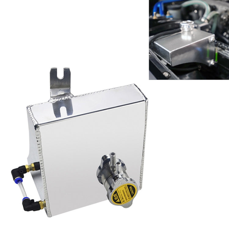 Car Modified Triangle Aluminum Alloy Cooling Water Tank Bottle Can for Nissan