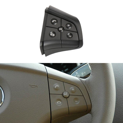 Car Right Side 5-button Steering Wheel Switch Buttons Panel 1648200110 for Mercedes-Benz W164, Left Driving, Right Side 5-button (Black), Right Side 5-button (Coffee), Right Side 5-button (Grey)
