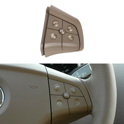 Car Right Side 5-button Steering Wheel Switch Buttons Panel 1648200110 for Mercedes-Benz W164, Left Driving, Right Side 5-button (Black), Right Side 5-button (Coffee), Right Side 5-button (Grey)
