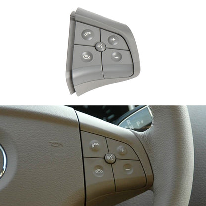 Car Right Side 5-button Steering Wheel Switch Buttons Panel 1648200110 for Mercedes-Benz W164, Left Driving, Right Side 5-button (Black), Right Side 5-button (Coffee), Right Side 5-button (Grey)