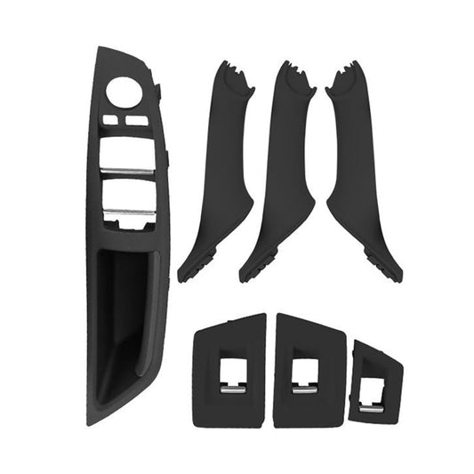 Car Standard Version Inside Doors Handle Pull Trim Cover 5141 7225 873 for BMW F10 F18, Left Driving, Standard Version (Wine Red), Standard Version (Black), Standard Version (Dark Coffee), Standard Version (Beige White), Standard Version (Grey)...