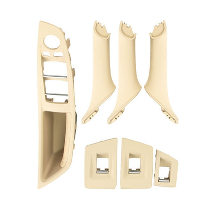 Car Standard Version Inside Doors Handle Pull Trim Cover 5141 7225 873 for BMW F10 F18, Left Driving, Standard Version (Wine Red), Standard Version (Black), Standard Version (Dark Coffee), Standard Version (Beige White), Standard Version (Grey)        ...
