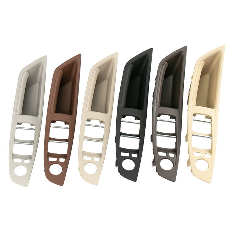 Car High Configuration Version Inside Doors Handle Pull Trim Cover 5141 7225 873 for BMW F10 F18, Left Driving, High Configuration Version (Black), High Configuration Version (Beige White), High Configuration Version (Grey)                             ...