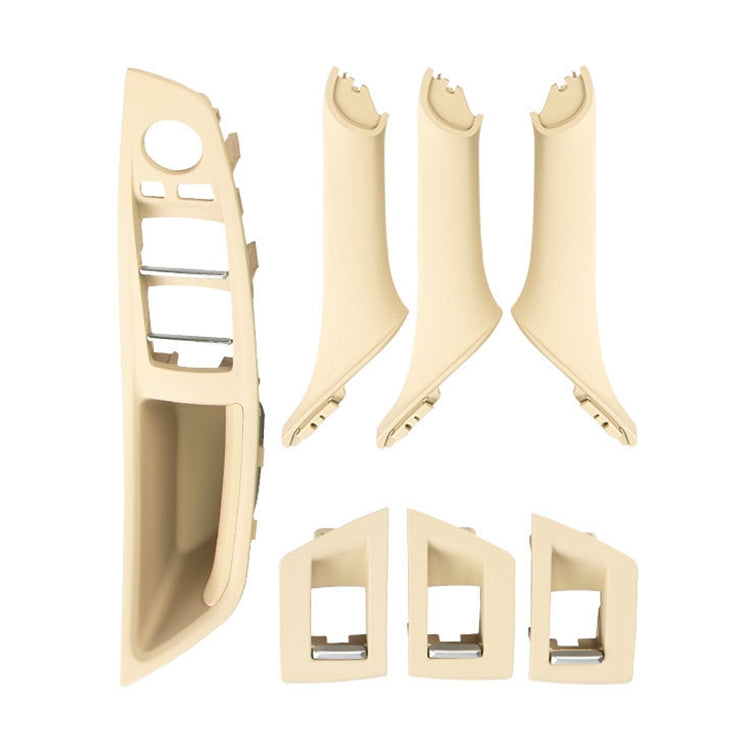 Car Imported Version Inside Doors Handle Pull Trim Cover 5141 7225 873 for BMW F10 F18, Left Driving, Imported Version (Dark Coffee), Imported Version (Beige White), Imported Version (Grey), Imported Version (Beige), Imported Version (Wine Red)