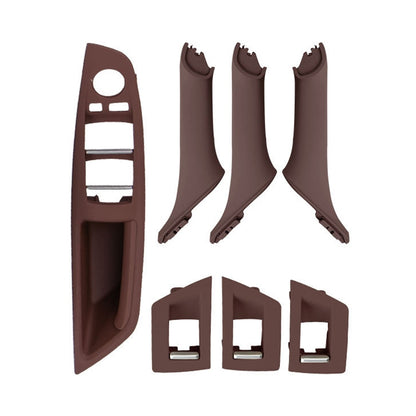 Car Imported Version Inside Doors Handle Pull Trim Cover 5141 7225 873 for BMW F10 F18, Left Driving, Imported Version (Dark Coffee), Imported Version (Beige White), Imported Version (Grey), Imported Version (Beige), Imported Version (Wine Red)