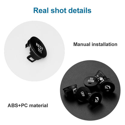 Car Air Conditioner Panel Switch Button RIGHT Key 6131 9250 196-1 for BMW E60 2003-2010, Left Driving, RIGHT