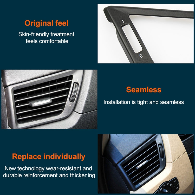 Car Right Side Air Conditioner Vent Panel for BMW X1, Left Driving(Color: Bright), Right Side (Color: Matte), Right Side (Color: Bright)