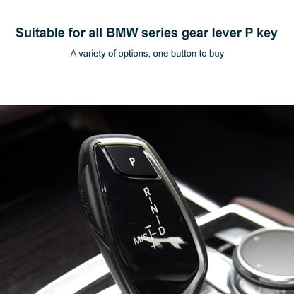 Car Gear Lever Auto Parking Button Letter P Cap for BMW 5 Series 2002-2010, Left Driving, For BMW 5 Series 2002-2010 (Black), For BMW 5 Series 2002-2010 (Blue), For BMW 5 Series 2002-2010 (Red)