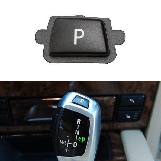 Car Gear Lever Auto Parking Button Letter P Cap for BMW X5 X6 2007-2013, Left Driving, For BMW X5 X6 2007-2013 (Black), For BMW X5 X6 2007-2013 (Blue), For BMW X5 X6 2007-2013 (Red)
