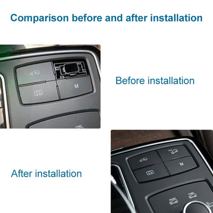 Car Model A3 Downhill Auxiliary Switch Shift Button for Mercedes-Benz GL GLE Class W166, Left Driving, A3
