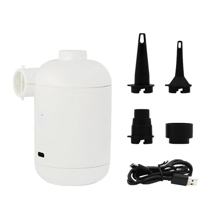 HT-426 USB Electric Air Pump for Rubber Boat Inflatable Bed, HT-426 (White), HT-426 (Blue)
