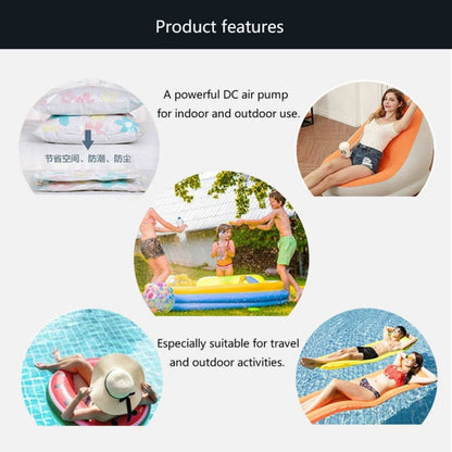 HT-426 USB Electric Air Pump for Rubber Boat Inflatable Bed, HT-426 (White), HT-426 (Blue)