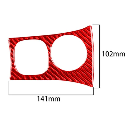 Carbon Fiber Car Key Panel Sticker for Chevrolet Corvette C5 1998-2004, Left Drive, Car Key Panel Sticker