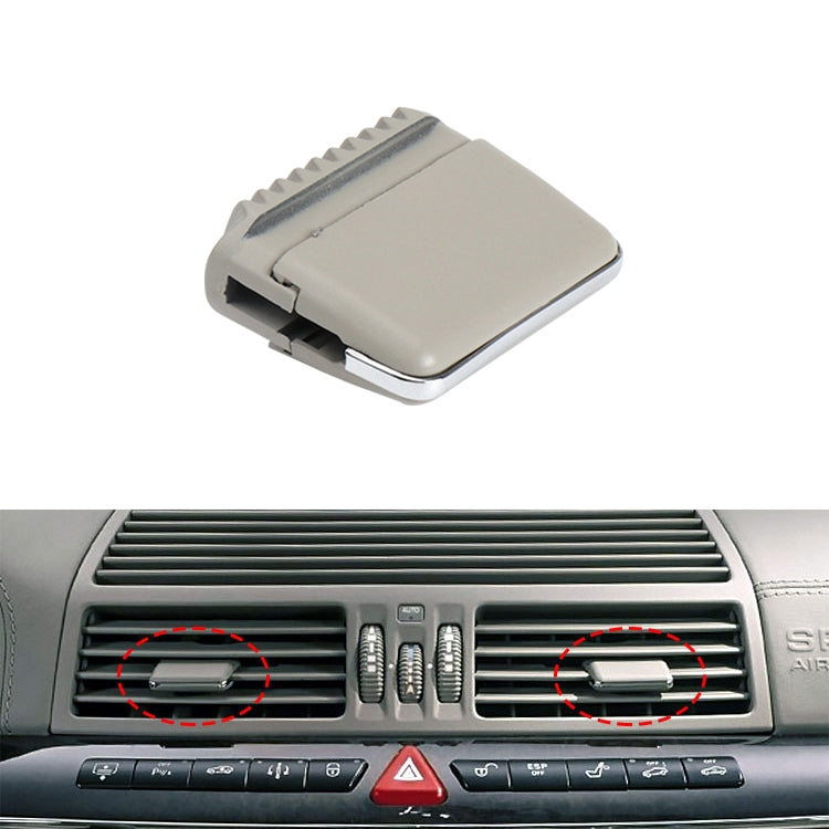 Car Middle Air Conditioning Exhaust Switch Paddle for Mercedes-Benz S Class W220 1998-2005, Left Driving, Middle (Black), Middle (Grey), Middle (Khaki), Middle (Beige)