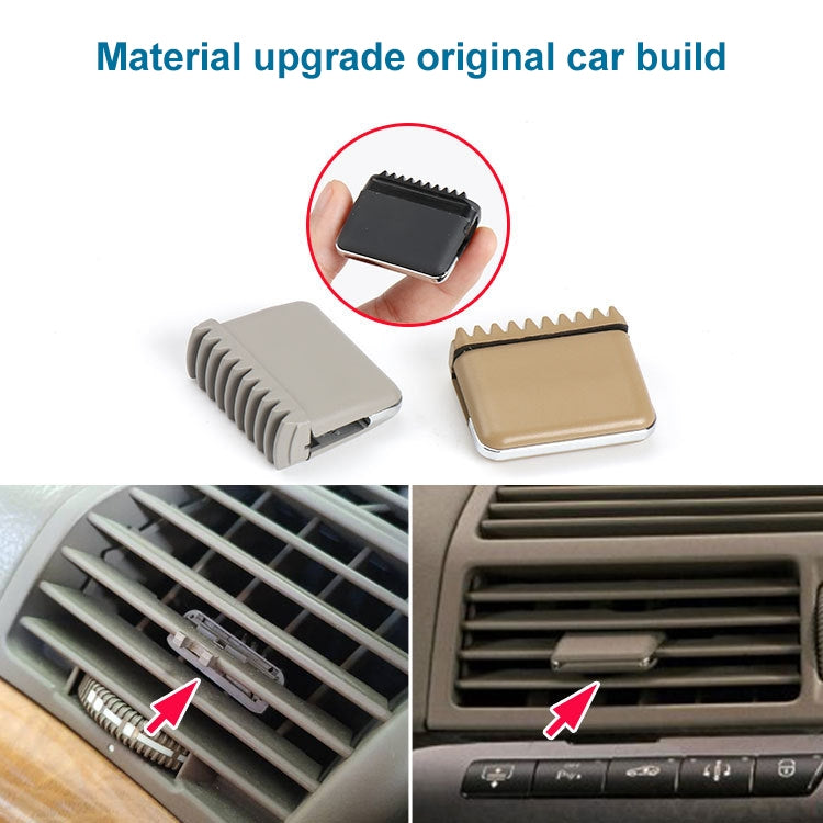 Car Middle Air Conditioning Exhaust Switch Paddle for Mercedes-Benz S Class W220 1998-2005, Left Driving, Middle (Black), Middle (Grey), Middle (Khaki), Middle (Beige)