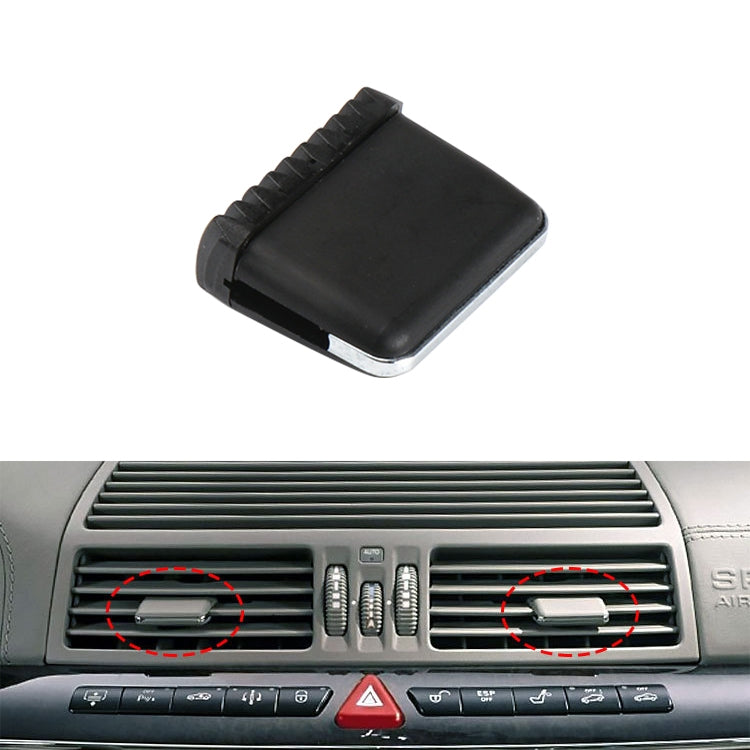 Car Left and Right Side Air Conditioning Exhaust Switch Paddle for Mercedes-Benz S Class W220 1998-2005, Left Driving, Left and Right Side (Khaki), Left and Right Side (Beige), Left and Right Side (Black), Left and Right Side (Grey)