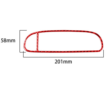 Carbon Fiber Car Air Outlet Sticker for Chevrolet Corvette C5 1998-2004, Left Drive, Air Outlet Sticker