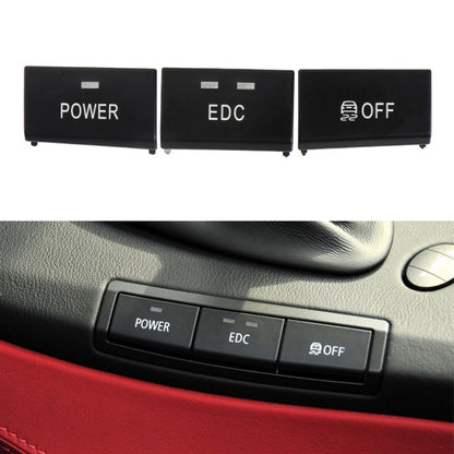 Car No. 3 Center Console Switch Button for BMW 3 Series M3 2005-2012, Left Driving, No. 3